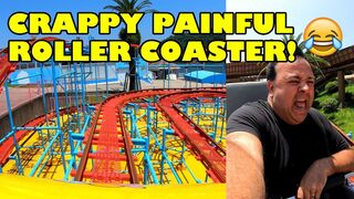 Crappy Painful Roller Coaster in Japan! Hamanako Pal Pal Wild Mouse Onride POV 4K