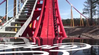 Intimidator 305 Roller Coaster HD REAL Front Seat POV Kings Dominion
