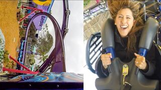 Tidal Twister Roller Coaster? Front Seat Onride POV & RiderCam! SeaWorld San Diego