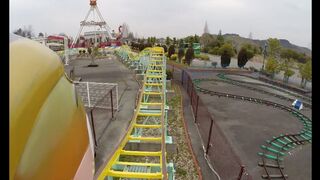 Hurry Coaster Roller Coaster POV Kobe Fruit And Flower Park Japan