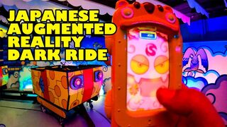 Funky Japanese Augmented Reality Dark Ride Cosmoworld Yokohama Japan 4K POV スモッグ王国大冒険