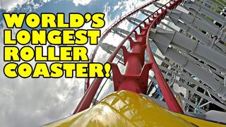 World's Longest Roller Coaster! Steel Dragon 2000! Front Seat & RiderCam View Nagashima Spaland