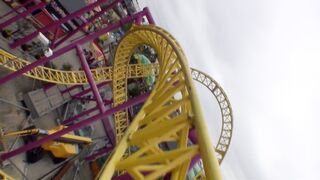 Rage Roller Coaster POV - Adventure Island - Southend Essex, UK England HD