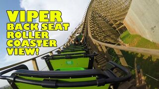 Python in Bamboo Forest (Viper) Wooden Roller Coaster Back Seat POV! Nanchang Wanda Park China