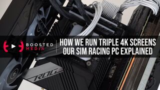 BOOSTED MEDIA SIM RACING PC EXPLAINED - How We Run Triple 4K Screens!