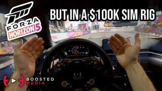 Forza Horizon 5 but in a $100K SIM RIG! - ABSOLUTELY CRAZY!