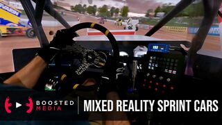 MIXED REALITY RACING - Trying Sprint Cars with Triple 65s and Motion!