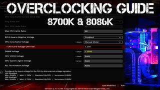 How to Overclock an 8700K & 8086K - ASUS Maximus X and Others