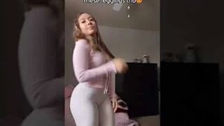 AMAZING TIKTOK LEGGINGS #tiktokleggings #shorts #leggings #gymleggings #amazon #tryonhaul #new