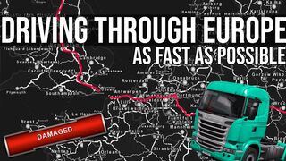 How Fast Can I Drive Across The Whole of Europe?