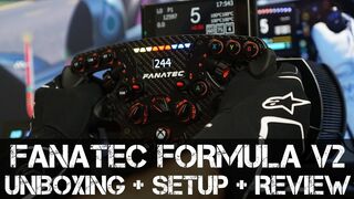 FANATEC ClubSport Formula V2 Wheel - Unboxing, Setup, Testing & Review